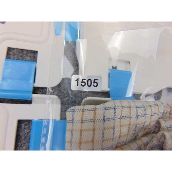 Tricots St Raphael Mens Small Brown Blue Plaid Blue Plaid - Picture 7 of 7